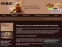 Tablet Screenshot of distributeur-cacahuetes.com